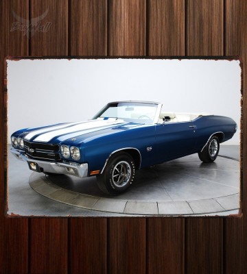 Металлическая табличка Chevrolet Chevelle SS 454 LS5 Convertible 134